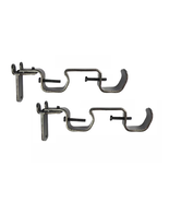 Bronze Double Rod Converter Brackets (2 Count) - $419.58 MXN