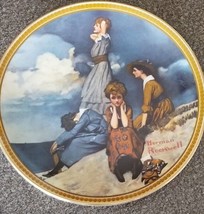 Rockwell Society of America ~ Collector Plate ~ 13279R ~ ‘Waiting on the Shore’ - £17.65 GBP