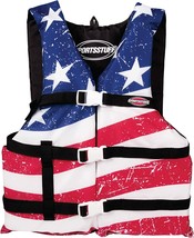 Child, Youth, And Adult Sportsstuff Stars And Stripes Life Jacket. - $41.97