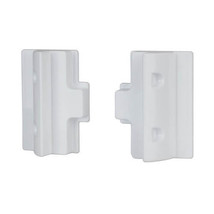 ABS Solar Panel Mounting Brackets Pair (White) - Side - $60.04
