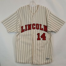 VTG Lincoln Baseball Powers Mfg Co USA 46 L XL Jersey Minor League Highschool - £96.57 GBP
