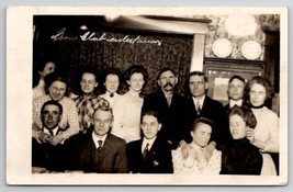 RPPC Group People Quilly to His Honey Bug Marjorie in Lawrence MI Postcard I24 - £11.95 GBP