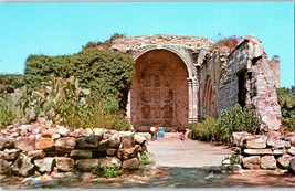 Old Mission San Juan Capistrano &quot;Jewel of the Missions&quot; Ruins Postcard - £6.97 GBP