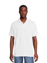 George Men&#39;s Pique Polo Shirt Short Sleeve Size 3XL White NEW - $16.44