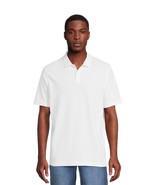 George Men&#39;s Pique Polo Shirt Short Sleeve Size 3XL White NEW - $16.44