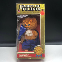 Fabulous Felines Mego Action Figure 1983 Phoenix toys cat plush Broccoli... - $94.05