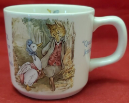 Wedgwood Beatrix Potter Peter Rabbit “Jemima Puddle-Duck&quot;  Child Cup Mug... - $9.89
