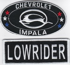 Chevy Impala SEW/IRON On Patch Embroidered Emblem Chevrolet Ss 409 Lowrider Ss - £10.23 GBP