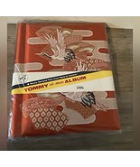 Vintage Japanese Asian Metallic Red Gold Covered Photo Album Cranes Tommy - $742.33 MXN