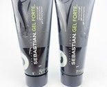 Sebastian Gel Forte Strong Hold Gel 6.8 Fl Oz Ea Lot Of 2 - £22.33 GBP