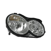 Headlight For 2003-2005 Mercedes CLK320 Coupe Passenger Side Chrome With... - £297.37 GBP