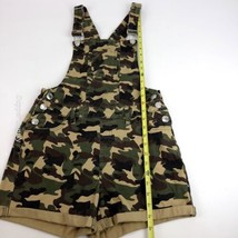 U2B Urban Basics Overall Shorts Shortalls Size Medium Camo Cotton - £23.45 GBP