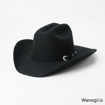 Classic Wool Felt Cowboy Hat 100% Wool Western Stiff Ranch Rodeo Style P... - $50.79+