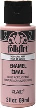 FolkArt Enamel Paint 2oz-Coral Reef - $12.16