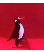 Vintage Handblown Glass Penguin 2” Tall Unmarked - $181.90 MXN