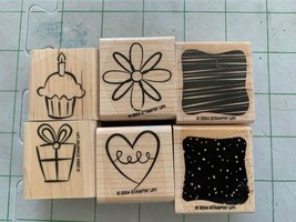 Stampin Up Little Layers Plus Rubber Stamp Set #1 - £3.93 GBP