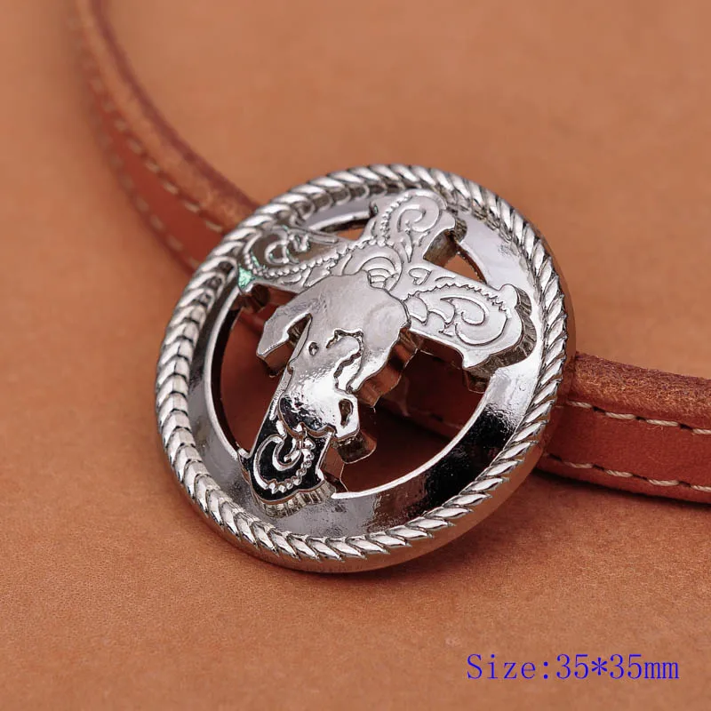 10PCS Antique Silver Western Praying boy Cross Rope Side Saddles Leather Craft C - £55.10 GBP