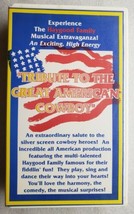 The Haygood Family Silver Dollar City Tribute to Great American Cowboy VHS 1996 - £13.44 GBP