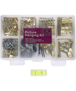 Picture Hangers, Picture Hanging Kit, 225Pcs Heavy Duty Frame Hooks Hard... - $247.94 MXN