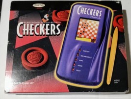 Radica Monte Carlo Touch Screen Checkers Handheld Electronic Game In Box - $5.88