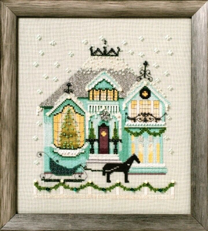 SALE! Complete Xstitch Kit with Aida - The Coffee House NC280- by NORA CORBETT - $49.49