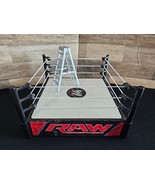2010 Mattel WWE WWF RAW WrestleMania Pop Up Ring Spring Loaded &amp; Ladder! - £30.43 GBP