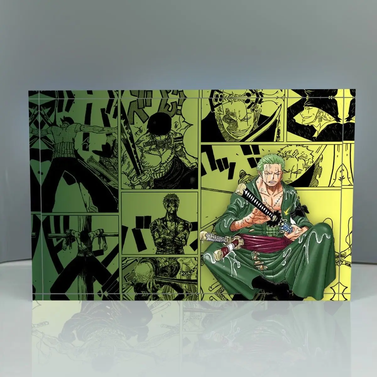 Roronoa Zoro Acrylic Board Brick ONE PIECE Peripherals Personality Delicate - £16.11 GBP