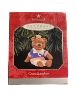 Hallmark Keepsake Granddaughter Christmas Ornament - 1998 Teddy Bear - Q... - $6.97