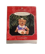 Hallmark Keepsake Granddaughter Christmas Ornament - 1998 Teddy Bear - QX6683