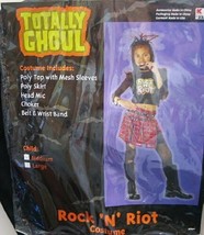 Child Rock &#39;N&#39; Riot Halloween Costume Girl&#39;s Medium 5-7 NEW UNUSED - £4.74 GBP