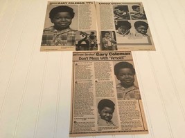 Gary Coleman teen magazine pinup clippings Different Strokes  - £3.92 GBP