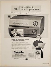 1955 Print Ad Thermo-Fax Secretary All Electric Copy Machine St Paul,Min... - $19.78