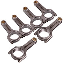 6x Racing Steel H-Beam Connecting Rods ARP Bolts For BMW M3 E36 E46 S50 S50B32 - £438.04 GBP