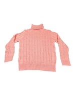 PatPat Sweater Girls 7Y Pink Cable Knit Turtleneck Long Sleeve Pullover ... - $274.97 MXN