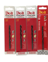 Do It Black Oxide 7/32&quot; Drill Bit 340146 Pack of 4 - £15.56 GBP