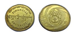 2006 AINA American Israel Numismatic Association medal token, Financial ... - $3.49