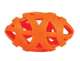 Dog Toy Hollow Orange Breathe Right Fetch Football Floating Interactive Ball  - £15.57 GBP