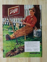 Vintage 1951 Schlitz Malt Liquor Beer Full Page Original Ad  921b - £5.18 GBP