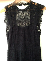 NWT Free People Short Black Crochet Lace Daydream Bodycon Slip Dress M $138 - £27.85 GBP