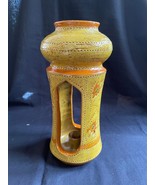 Bitossi pottery candlestick holder Rosenthal Netter MCM Italian Paisley ... - £98.75 GBP