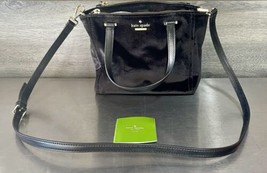 Kate Spade New York Velvet Handbag Black - £47.95 GBP