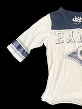 Touch by Alyssa Milano LA Rams NFL Women’s Shirt Small White Blue Tee image 2