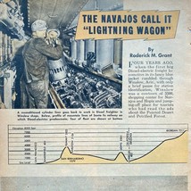 1945 Vintage Diesel Electric Freight Locomotive Train Article Popular Me... - $49.95