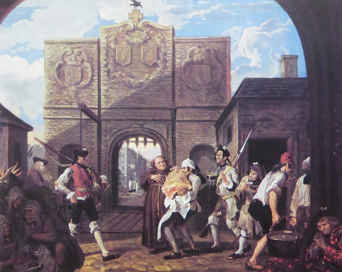 The roast beef of old England William Hogarth Framed Picture 16" x