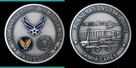NEAT U.S. AIR FORCE 65th Anniversary challenge coin &quot;3 Generations 1947 ... - $14.84