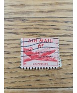 US Stamp US Air Mail 6c Used Red - $1.99