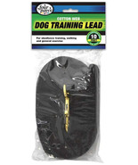 Professional Grade Cotton Dog Training Lead - 10ft x 5/8in, Black - £8.52 GBP+