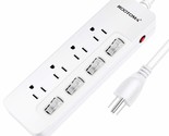 Power Strip Surge Protector With Individual Switches,Etl Certified,6-Foo... - £31.31 GBP