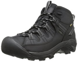 KEEN Men&#39;s Targhee II Mid TAC Hiking Boot, Black/Gargoyle, 9.5 M US - £184.00 GBP
