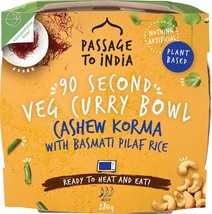 Passage To India 90 Second Veg Curry Bowl, 4-Pack 9.9 oz. Package - $40.95